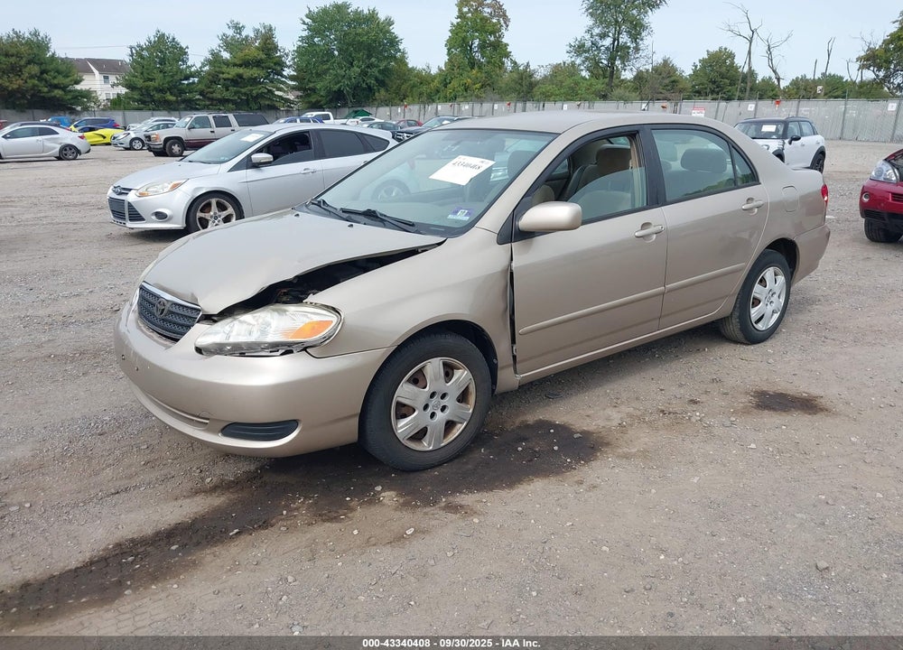 2005 TOYOTA COROLLA LE VIN: 2T1BR32E55C363786