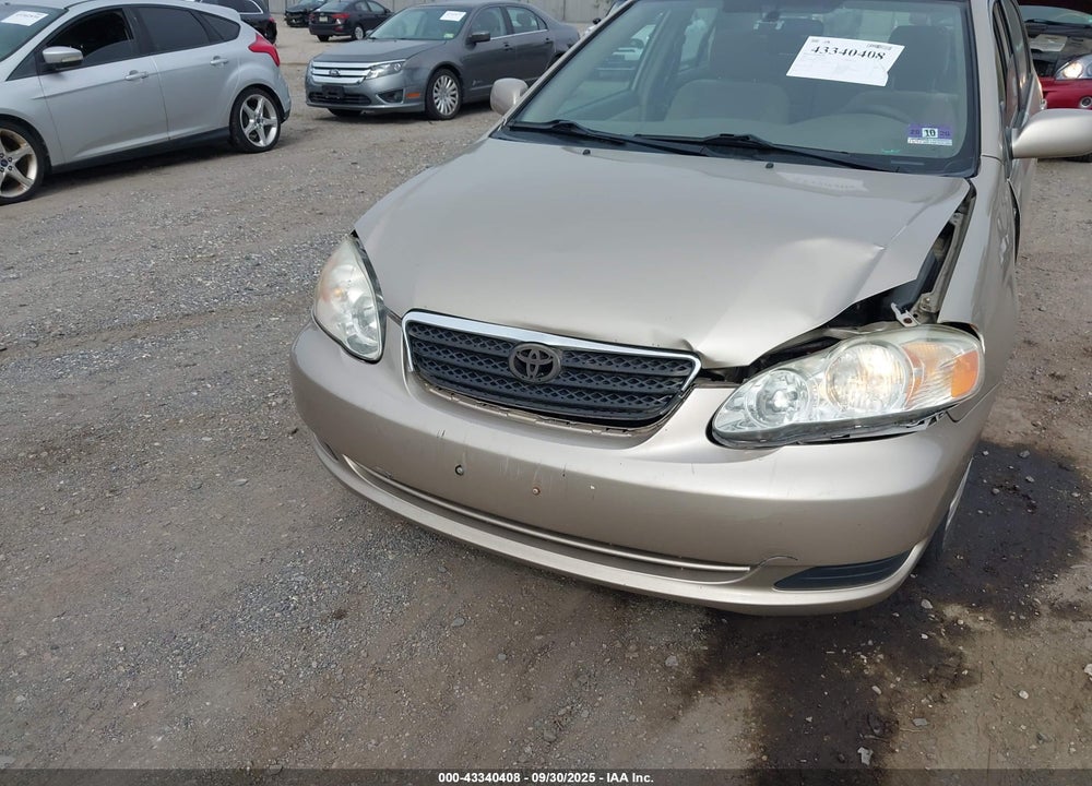 2005 TOYOTA COROLLA LE VIN: 2T1BR32E55C363786