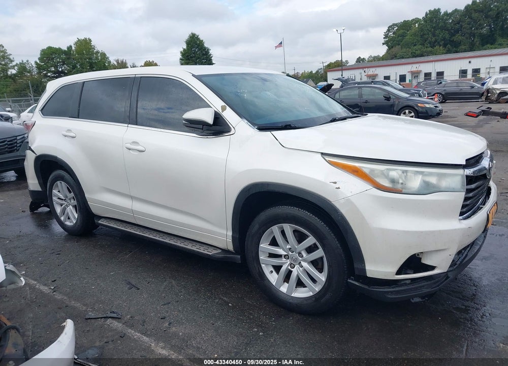 2015 TOYOTA HIGHLANDER LE VIN: 5TDZARFH4FS016519
