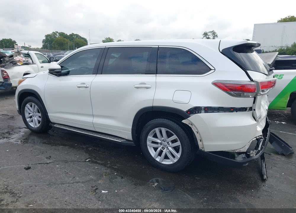 2015 TOYOTA HIGHLANDER LE VIN: 5TDZARFH4FS016519