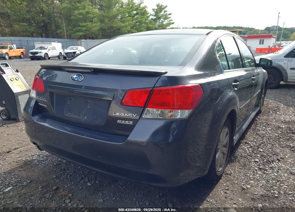 2012 SUBARU LEGACY VIN: 4S3BMBC63C3010405
