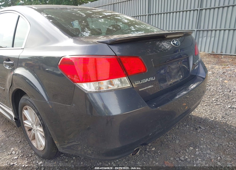 2012 SUBARU LEGACY VIN: 4S3BMBC63C3010405