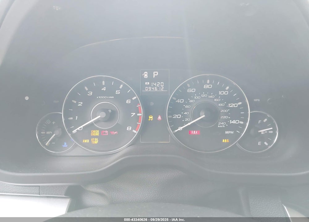 2012 SUBARU LEGACY VIN: 4S3BMBC63C3010405