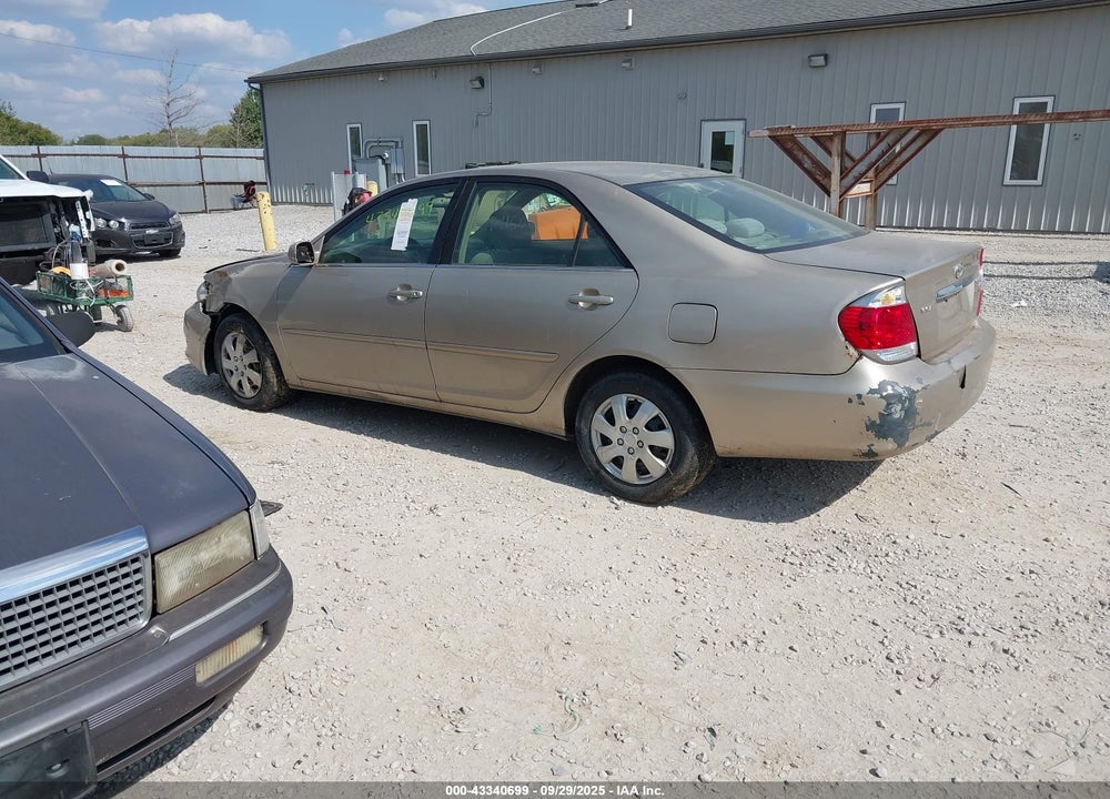 2005 TOYOTA CAMRY LE VIN: 4T1BE32K35U100261