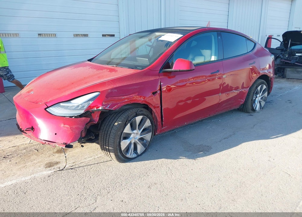 2021 TESLA MODEL Y VIN: 5YJYGDEE2MF251572