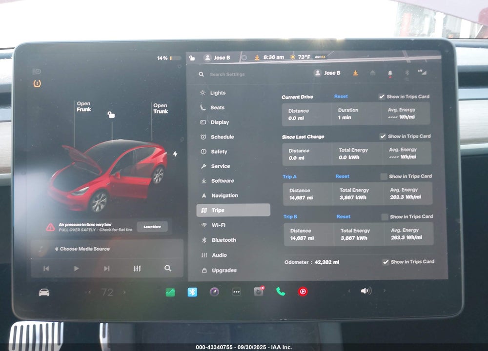 2021 TESLA MODEL Y VIN: 5YJYGDEE2MF251572