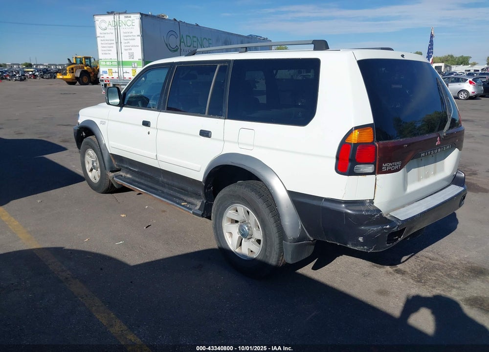 2001 MITSUBISHI MONTERO SPORT VIN: JA4MT31HX1P044170