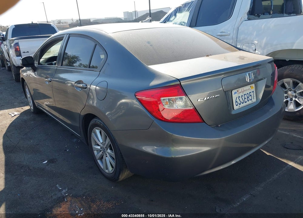 2012 HONDA CIVIC LX VIN: 19XFB2F5XCE302989