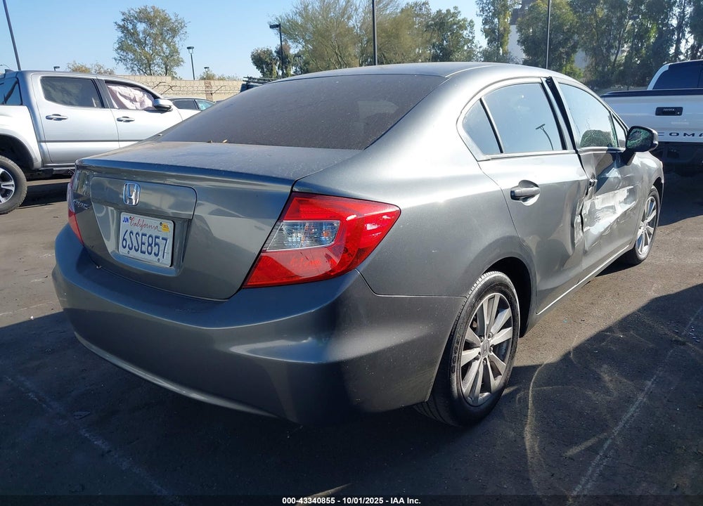 2012 HONDA CIVIC LX VIN: 19XFB2F5XCE302989