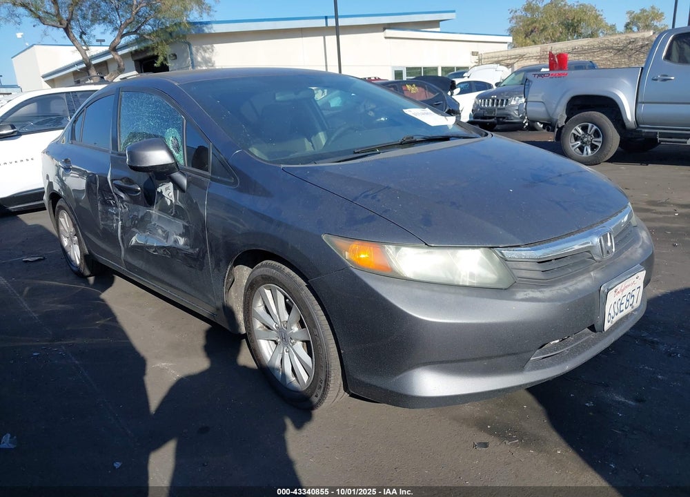 2012 HONDA CIVIC LX VIN: 19XFB2F5XCE302989