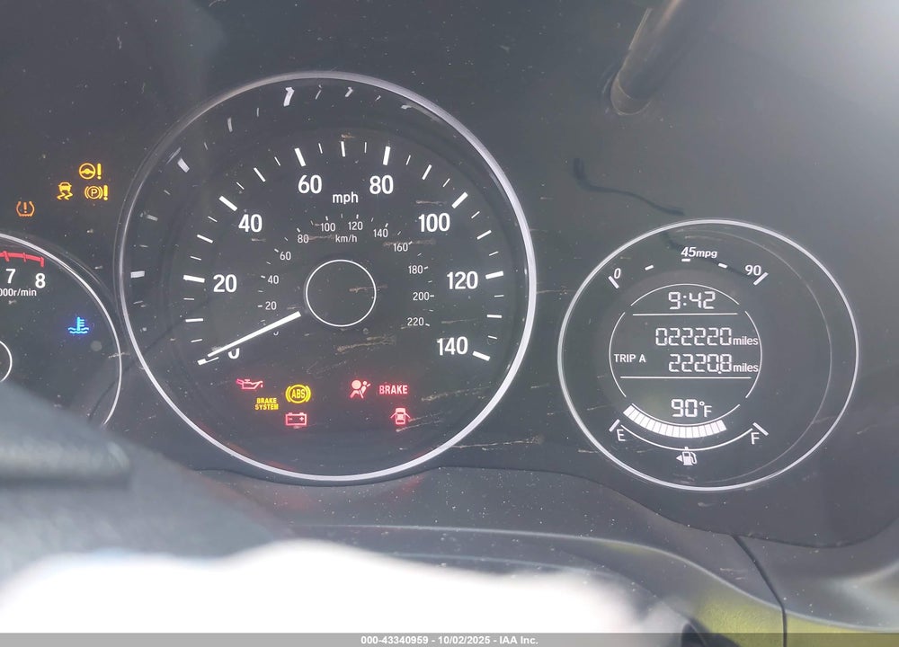 2021 HONDA HR-V VIN: 3CZRU6H3XMM753142