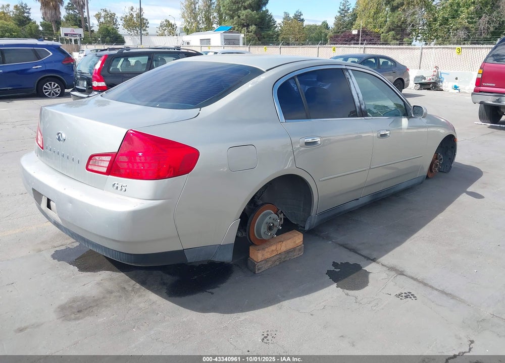 2004 INFINITI G35 VIN: JNKCV51E54M602167