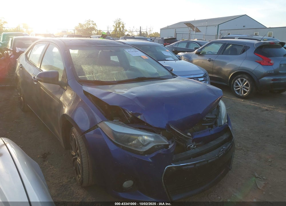 2014 TOYOTA COROLLA S PLUS VIN: 2T1BURHE8EC219528