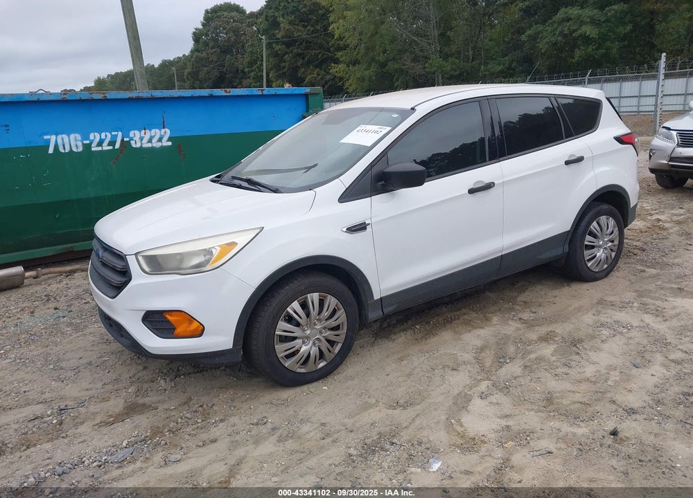 2017 FORD ESCAPE S VIN: 1FMCU0F75HUE07639