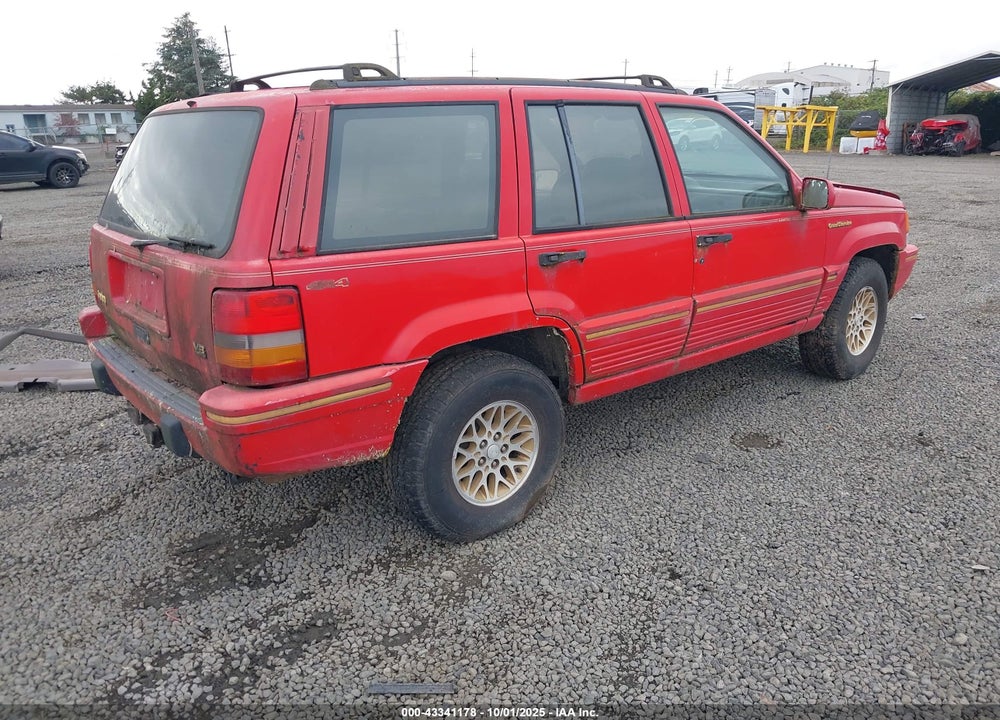 1993 JEEP GRAND CHEROKEE LIMITED VIN: 1J4GZ78Y8PC712489