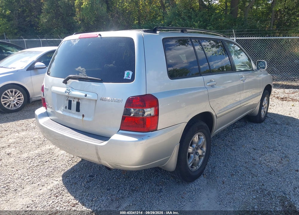 2005 TOYOTA HIGHLANDER V6 VIN: JTEEP21A250094020
