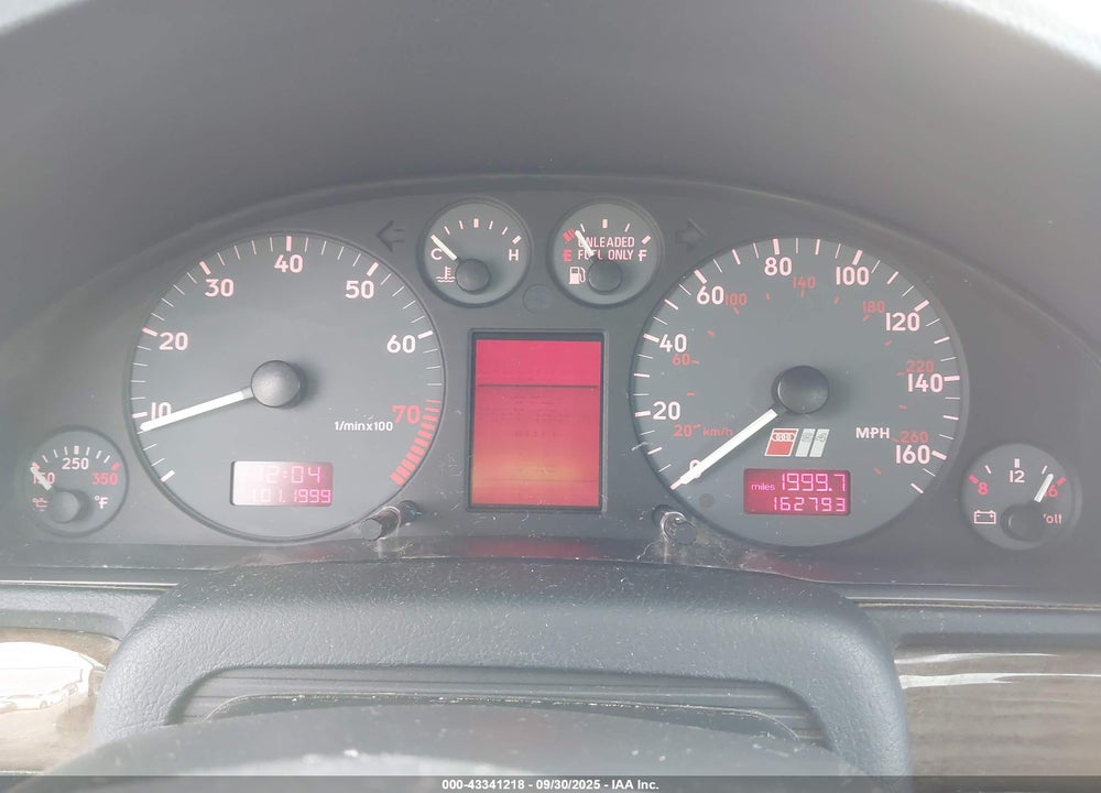 2001 AUDI S4 2.7T VIN: WAURD68D71A002620