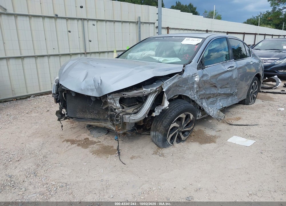 2016 HONDA ACCORD EX-L VIN: 1HGCR2F80GA050057