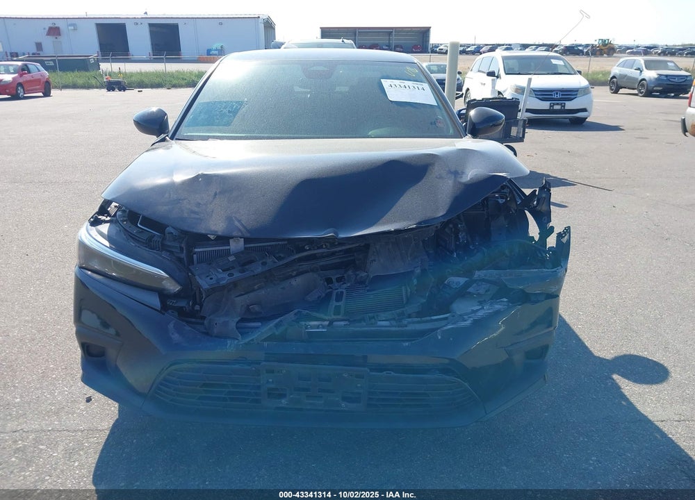 2022 HONDA CIVIC VIN: 2HGFE2F51NH560348