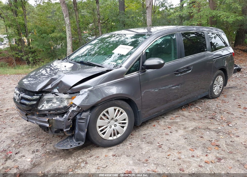 2016 HONDA ODYSSEY LX VIN: 5FNRL5H26GB123976