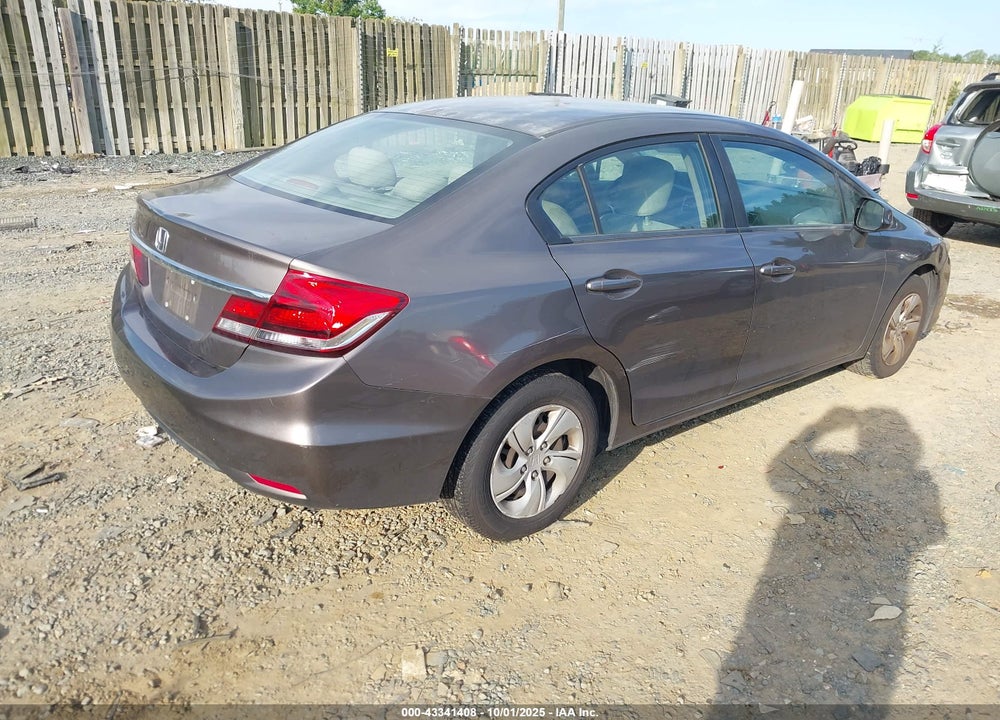 2013 HONDA CIVIC LX VIN: 2HGFB2F59DH590401