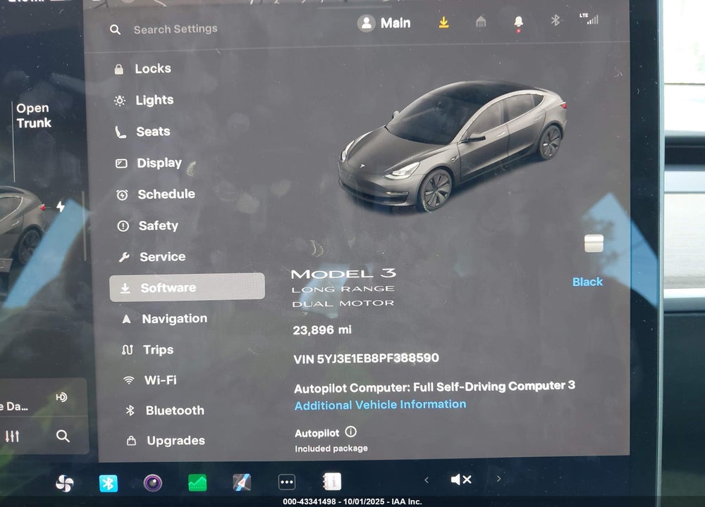 2023 TESLA MODEL 3 VIN: 5YJ3E1EB8PF388590