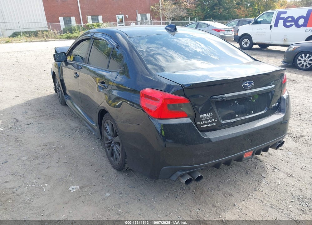 2015 SUBARU WRX VIN: JF1VA1G68F9833512