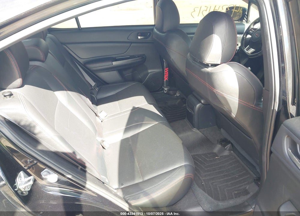 2015 SUBARU WRX VIN: JF1VA1G68F9833512