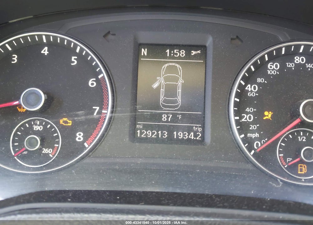 2013 VOLKSWAGEN PASSAT 2.5L SE VIN: 1VWBP7A32DC046842
