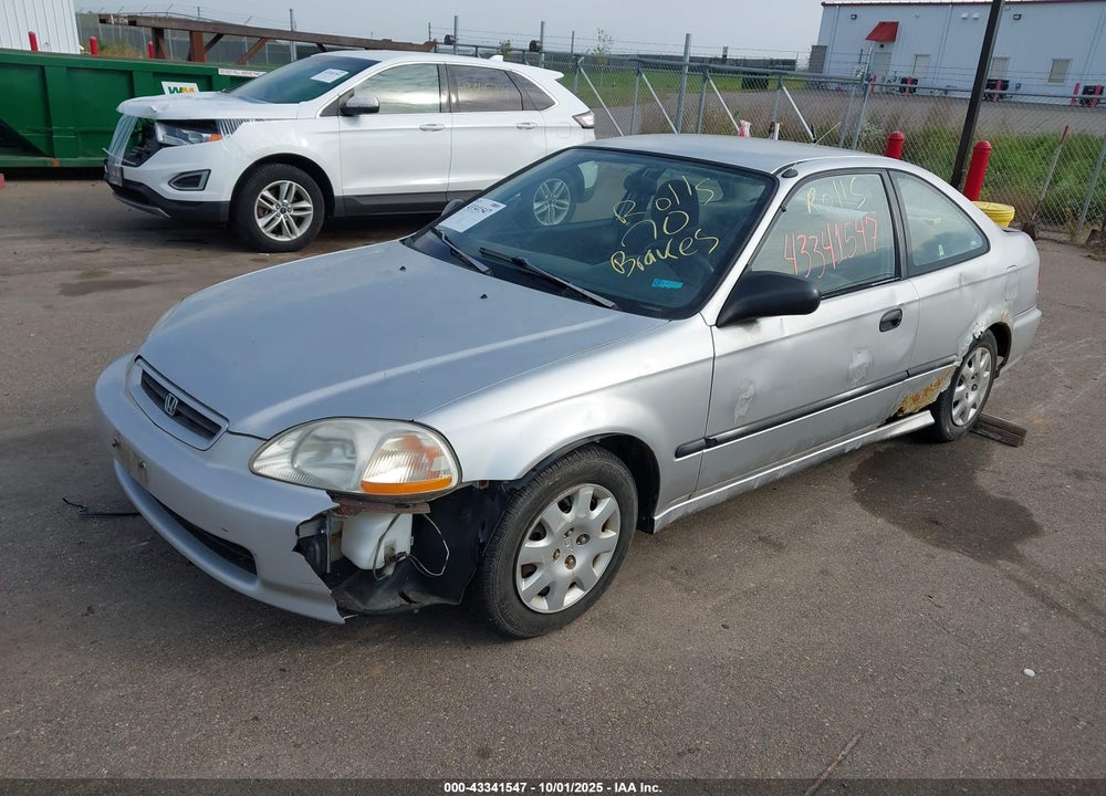 1998 HONDA CIVIC DX VIN: 1HGEJ6125WL068180