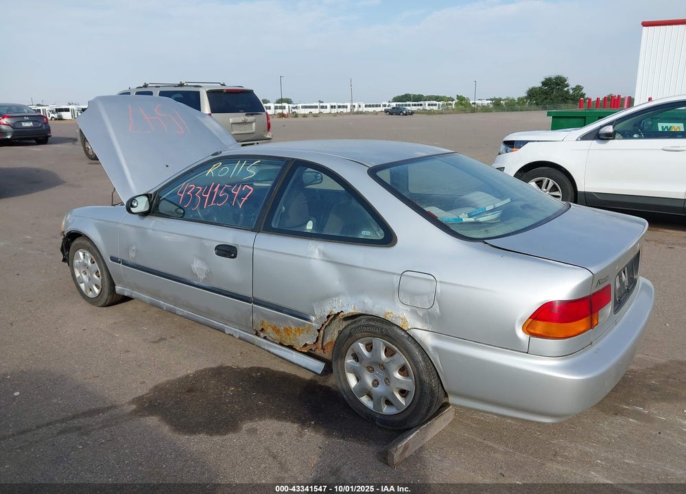 1998 HONDA CIVIC DX VIN: 1HGEJ6125WL068180