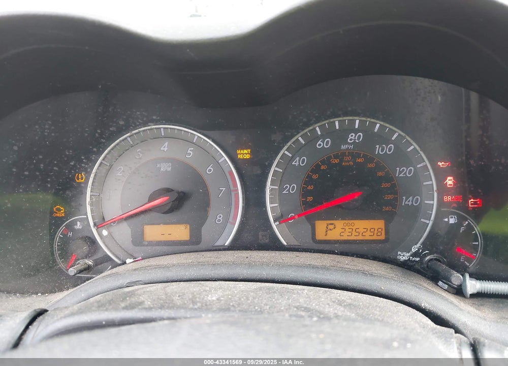 2010 TOYOTA COROLLA VIN: 1NXBU4EE5AZ265138