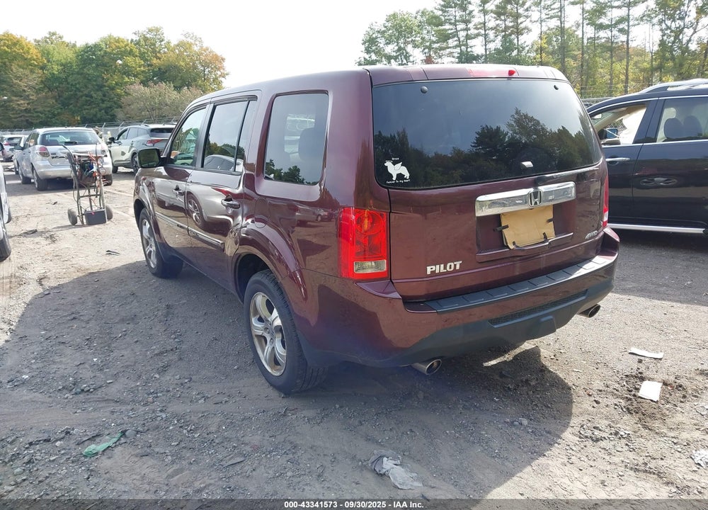 2013 HONDA PILOT VIN: 5FNYF4H44DB071516