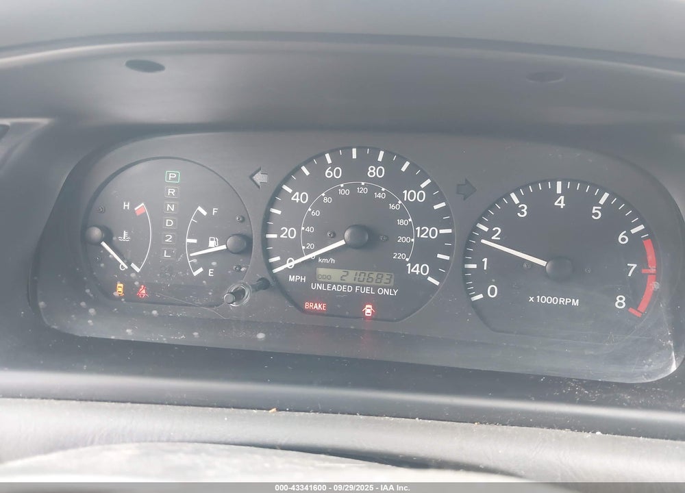 1998 TOYOTA CAMRY LE VIN: JT2BG22K2W0250081