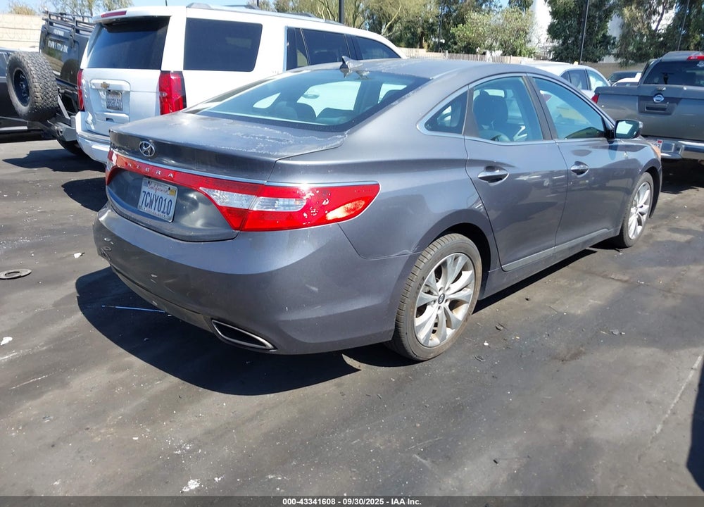 2013 HYUNDAI AZERA VIN: KMHFG4JG5DA258308