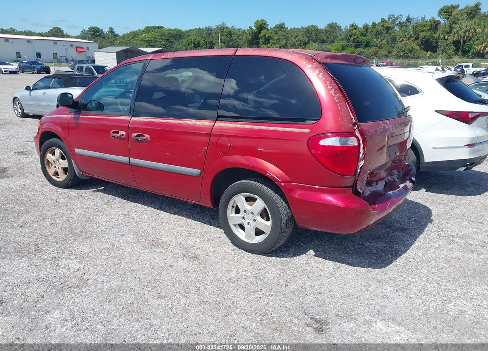 2005 DODGE CARAVAN SXT VIN: 1D4GP45R15B436198
