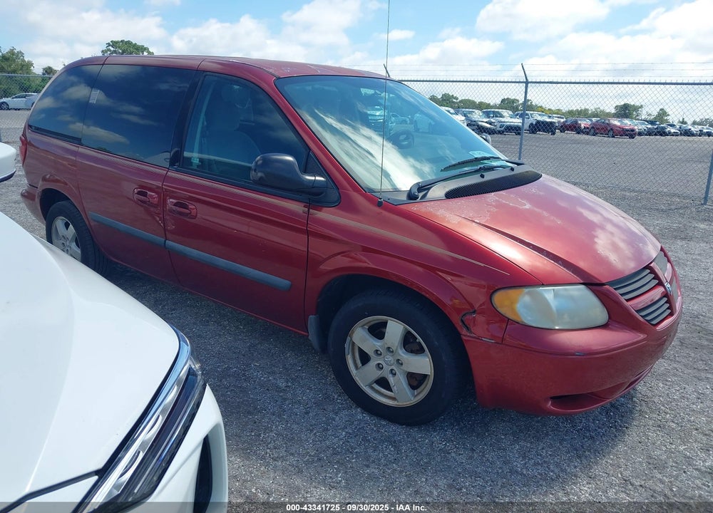 2005 DODGE CARAVAN SXT VIN: 1D4GP45R15B436198