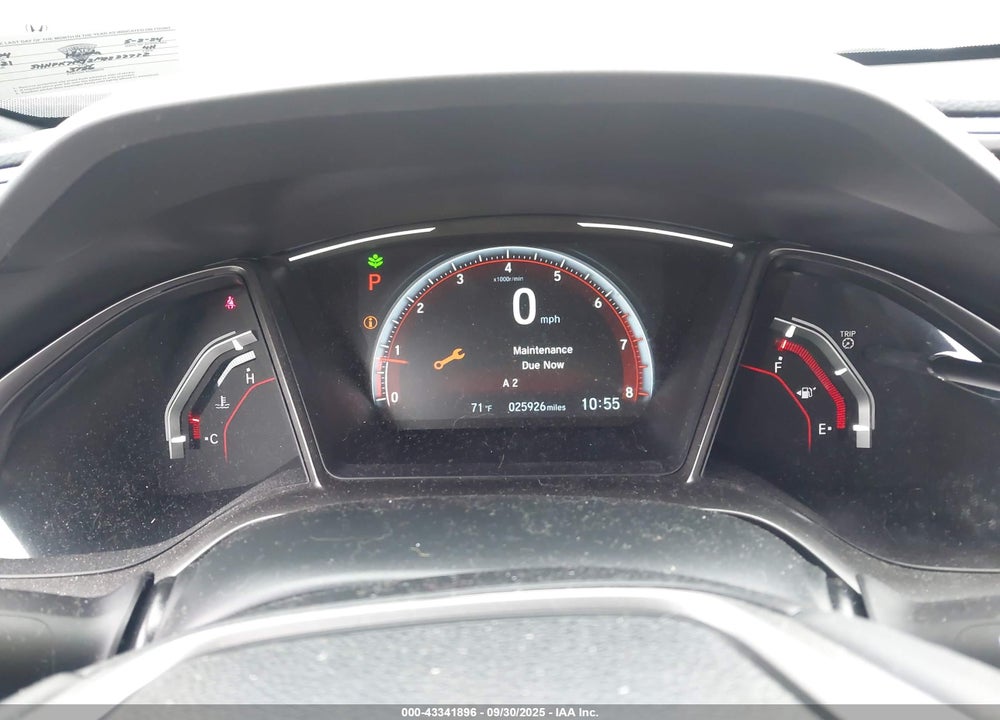 2021 HONDA CIVIC SPORT TOURING VIN: SHHFK7H92MU222772