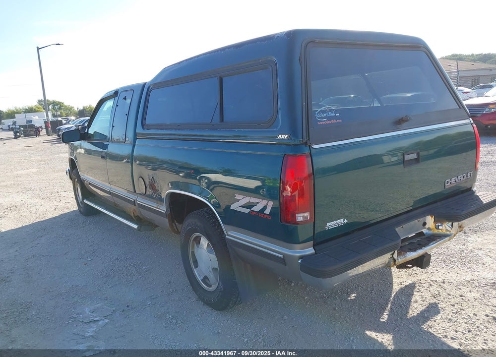 1998 CHEVROLET K1500 FLEETSIDE VIN: 2GCEK19R7W1277247