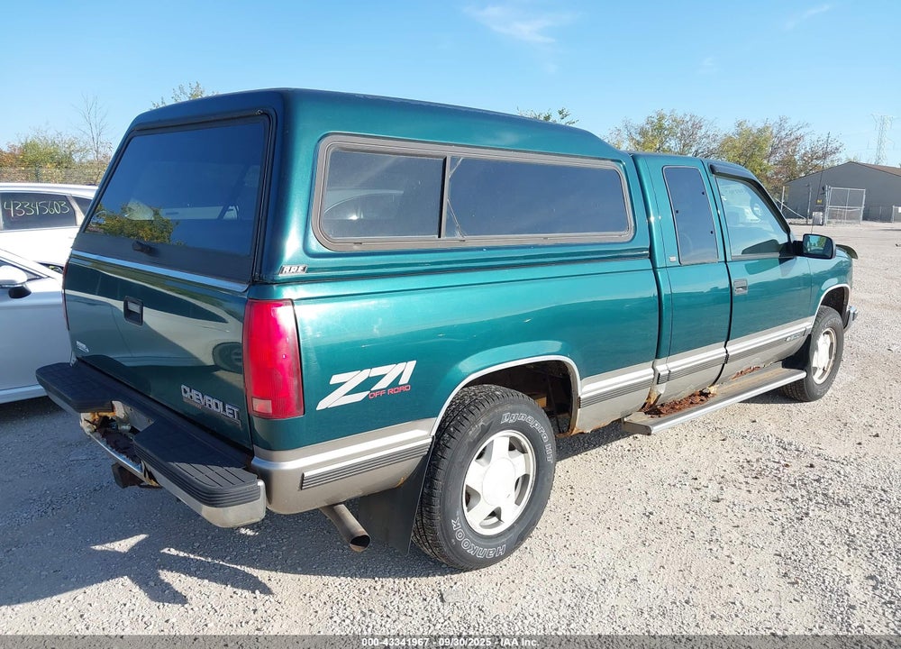 1998 CHEVROLET K1500 FLEETSIDE VIN: 2GCEK19R7W1277247