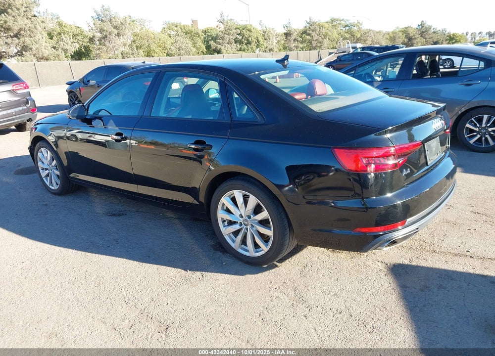 2017 AUDI A4 2.0T PREMIUM VIN: WAUGNAF40HN059044