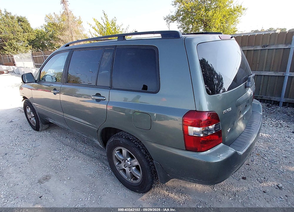 2006 TOYOTA HIGHLANDER V6 VIN: JTEGP21A060115862