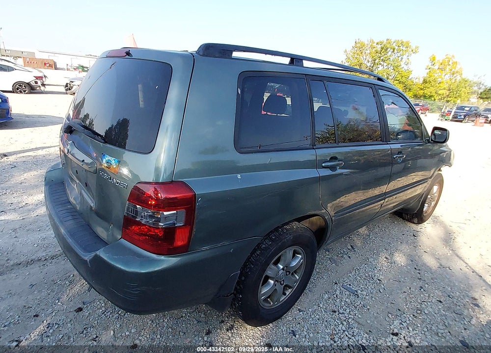 2006 TOYOTA HIGHLANDER V6 VIN: JTEGP21A060115862