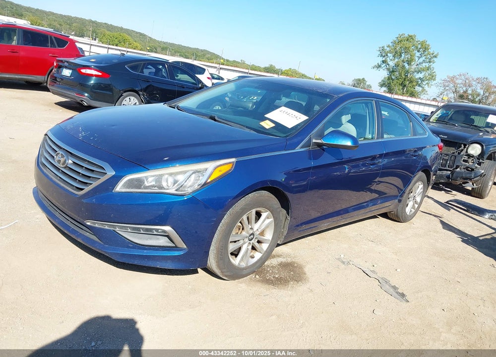 2015 HYUNDAI SONATA SE VIN: 5NPE24AF4FH058991