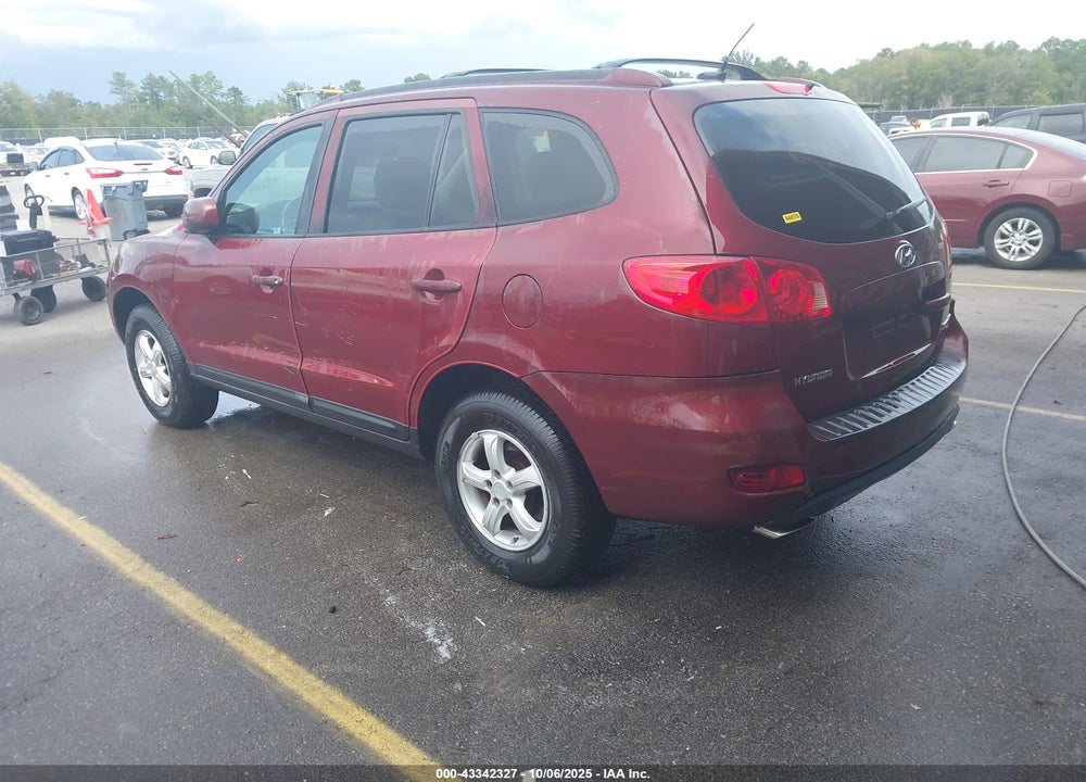 2007 HYUNDAI SANTA FE GLS VIN: 5NMSG73D27H099412