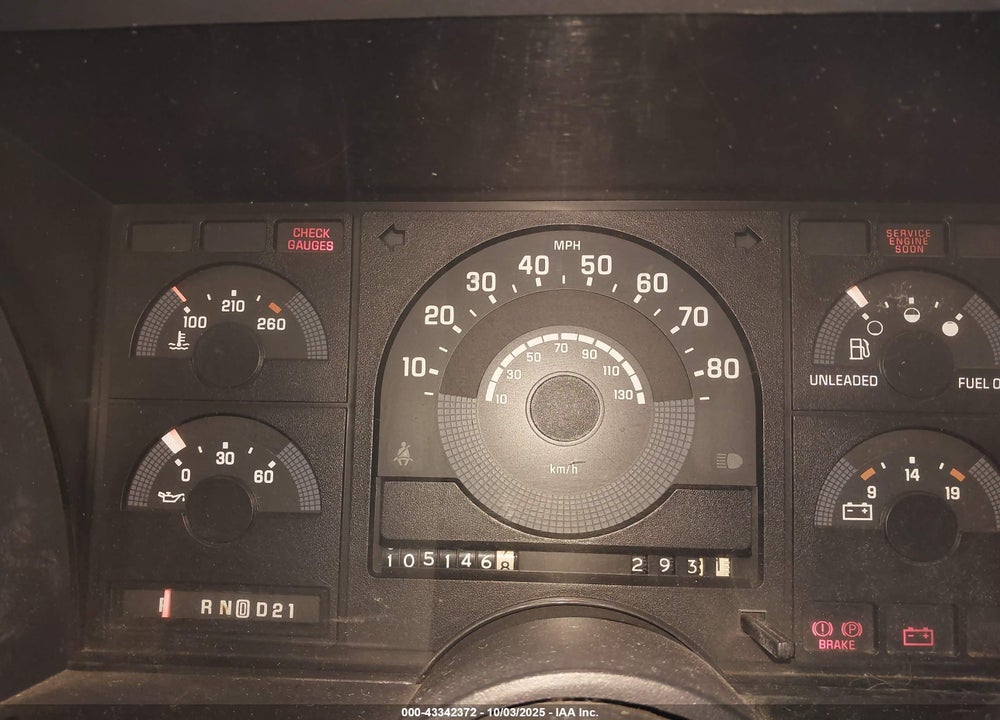 1988 CHEVROLET GMT-400 C1500 VIN: 1GCDC14K0JZ267520