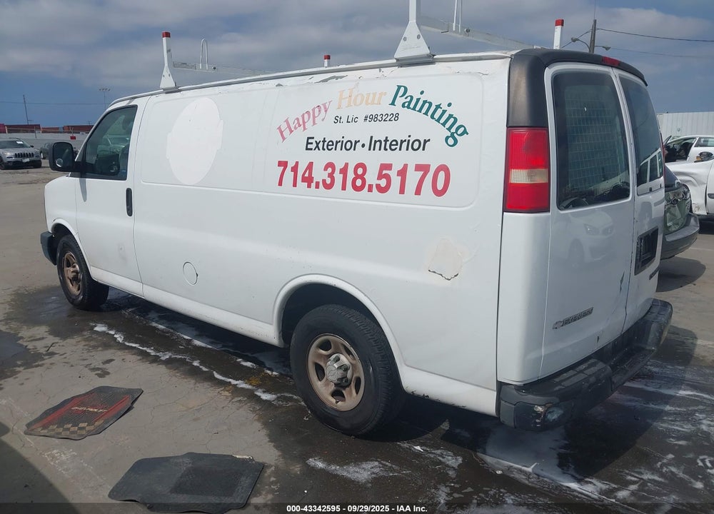 2006 CHEVROLET EXPRESS WORK VAN VIN: 1GCFG15X761266474