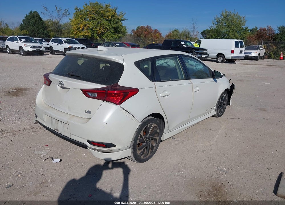 2016 SCION IM VIN: JTNKARJE7GJ507224