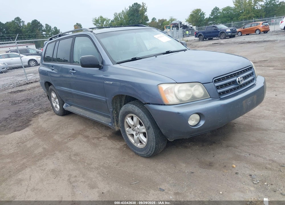 2003 TOYOTA HIGHLANDER LIMITED V6 VIN: JTEHF21A130141664