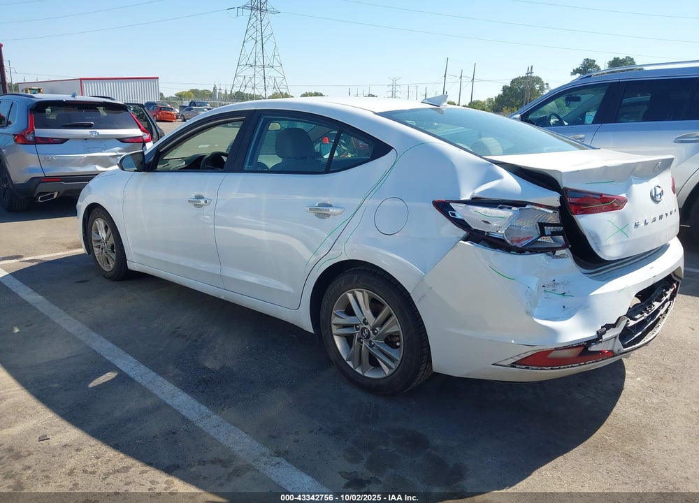 2019 HYUNDAI ELANTRA VIN: 5NPD84LF5KH457863